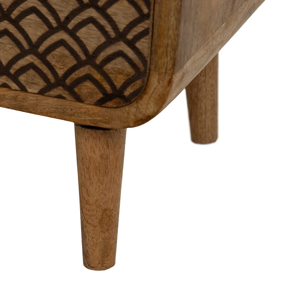 Mesinha Natural Madeira Mango 37 X 31 X 66 Cm - Image 3