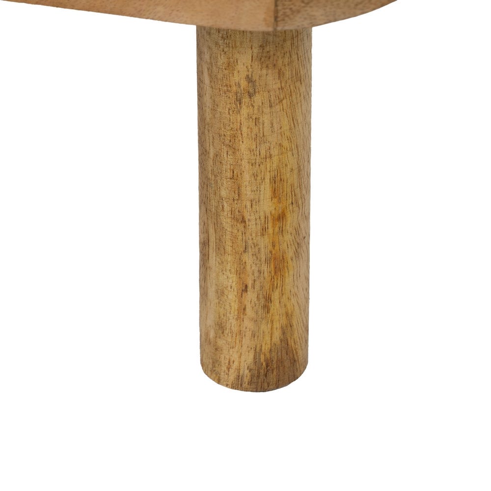 Mesinha Natural Madeira Mango 41 X 33 X 43 Cm - Image 3