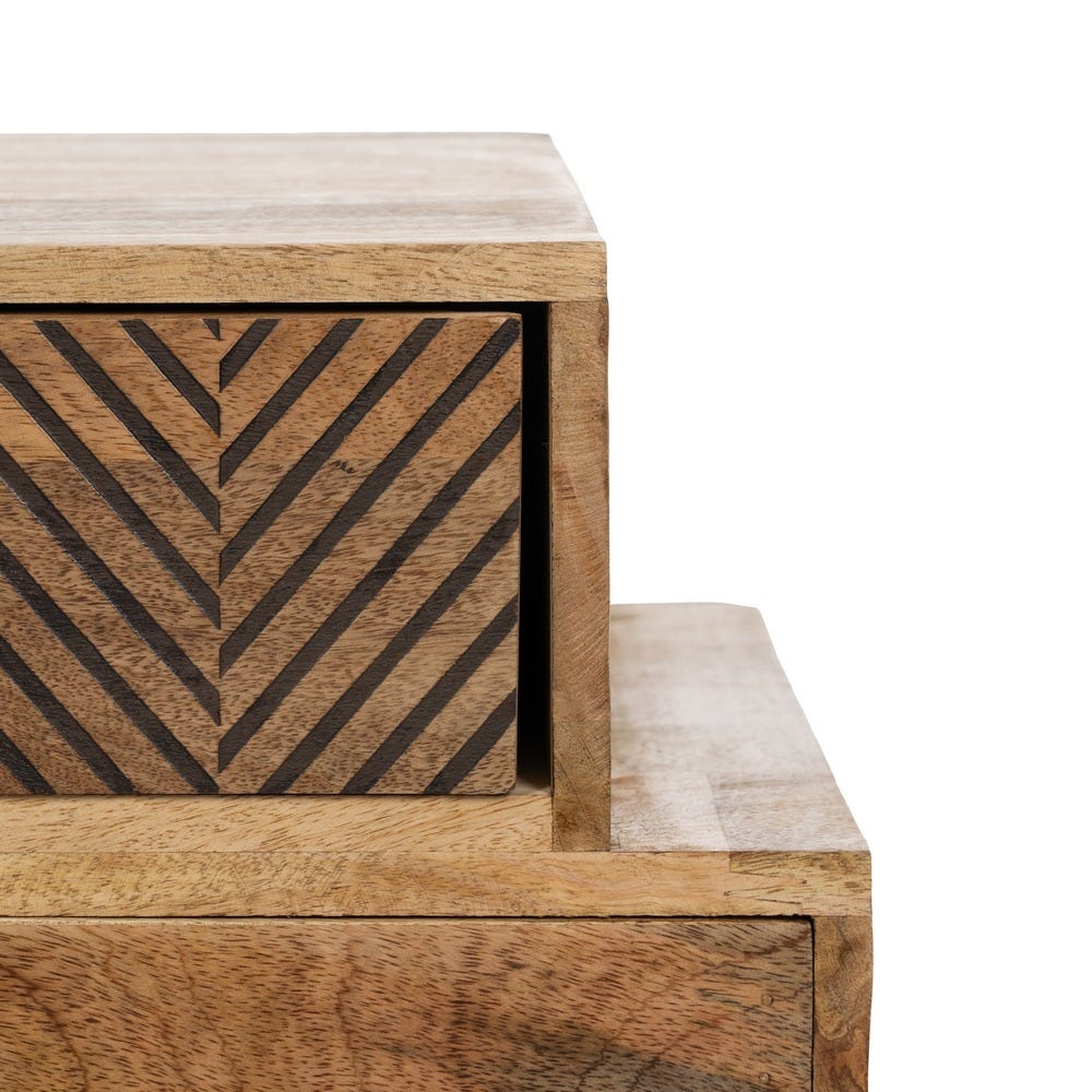 Mesinha Natural Madeira Mango 46 X 30 X 60 Cm - Image 3