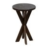 Mesinha Natural Madeira Mango Room 37 X 37 X 60 Cm