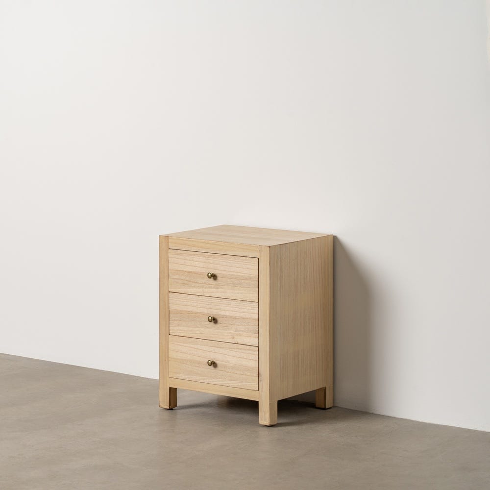 Mesinha Natural Mdf-Madeira 43 X 34 X 55 Cm - Image 4