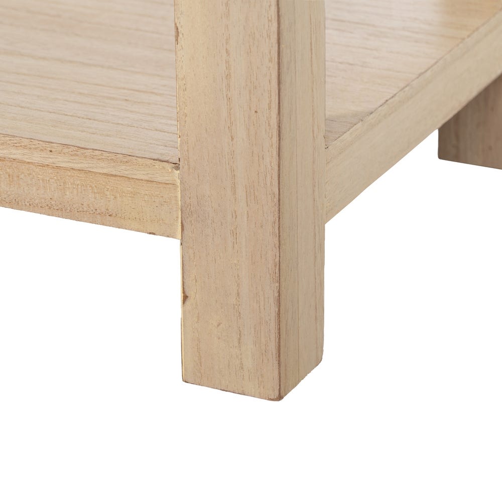 Mesinha Natural Mdf-Madeira 45 X 30 X 66 Cm - Image 4