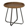 Mesinha Natural Metal-Madeira 62 X 62 X 61