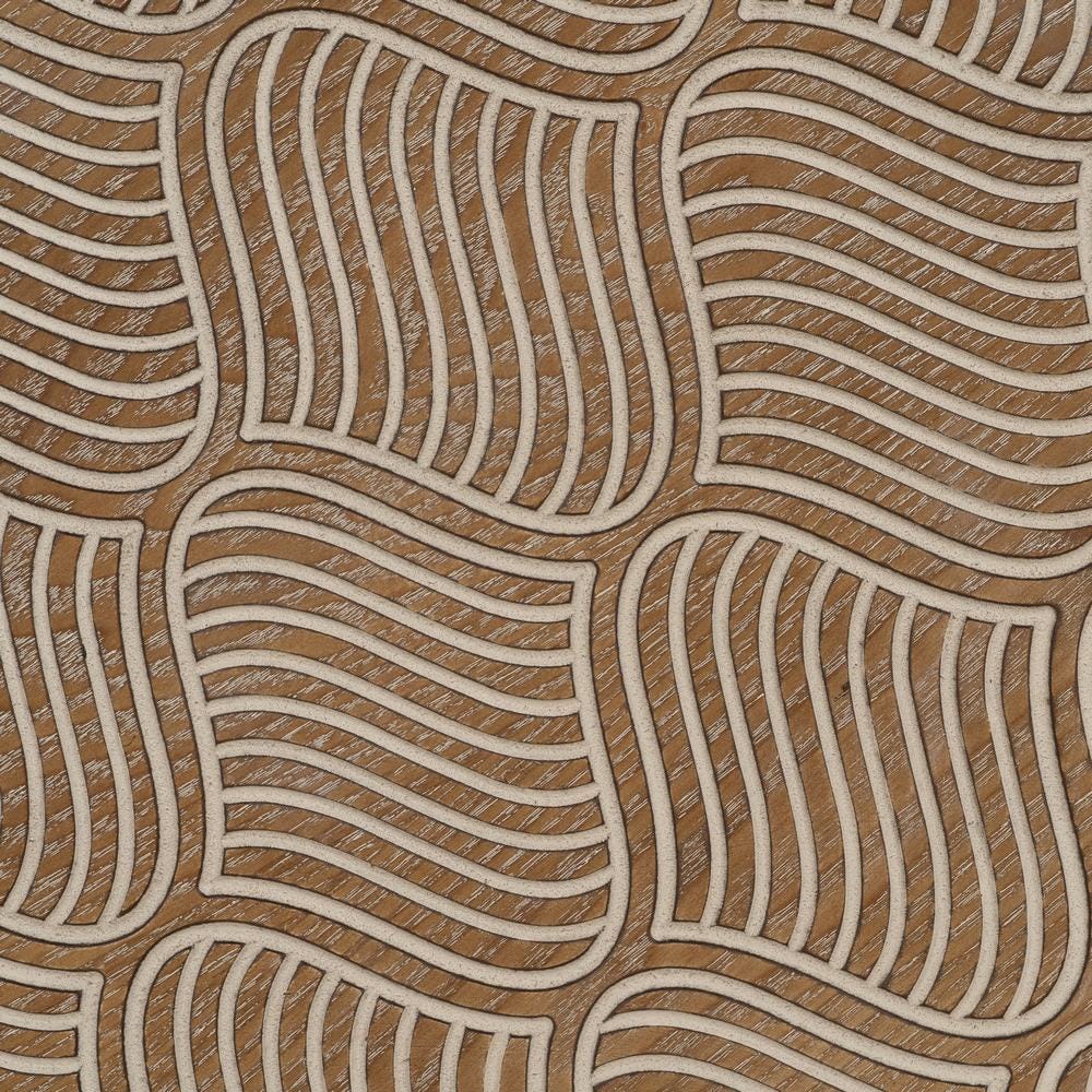 Mesinha Natural-Preto Metal-Madeira 69 X 69 X 52,50 Cm - Image 3