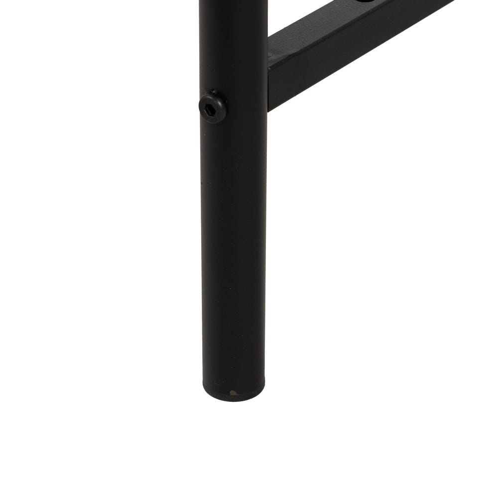 Mesinha Natural-Preto Metal-Madeira 69 X 69 X 52,50 Cm - Image 4