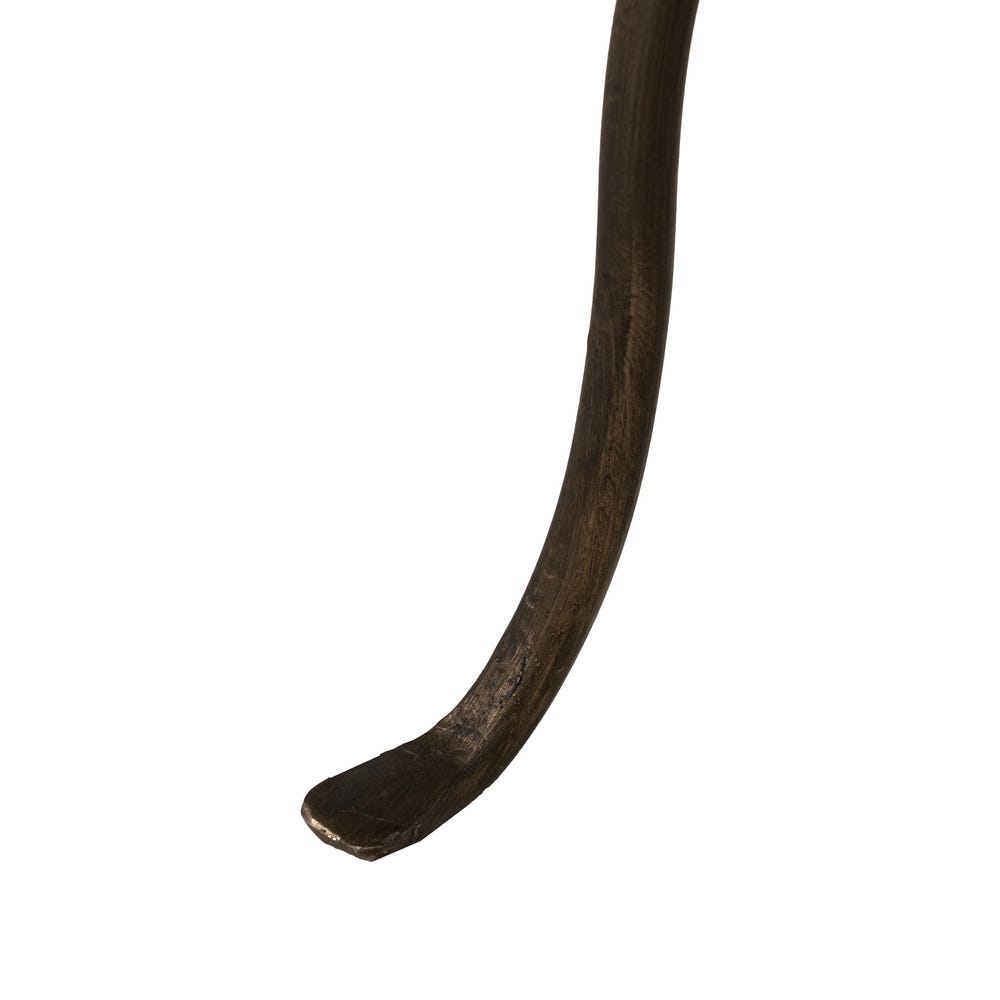 Mesinha Ouro - Velho Metal 43 X 43 X 62 Cm - Image 3