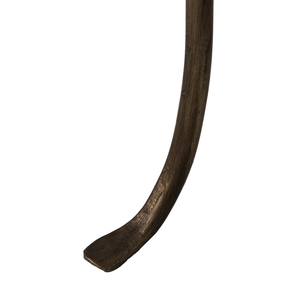 Mesinha Ouro - Velho Metal 50 X 50 X 71 Cm - Image 3