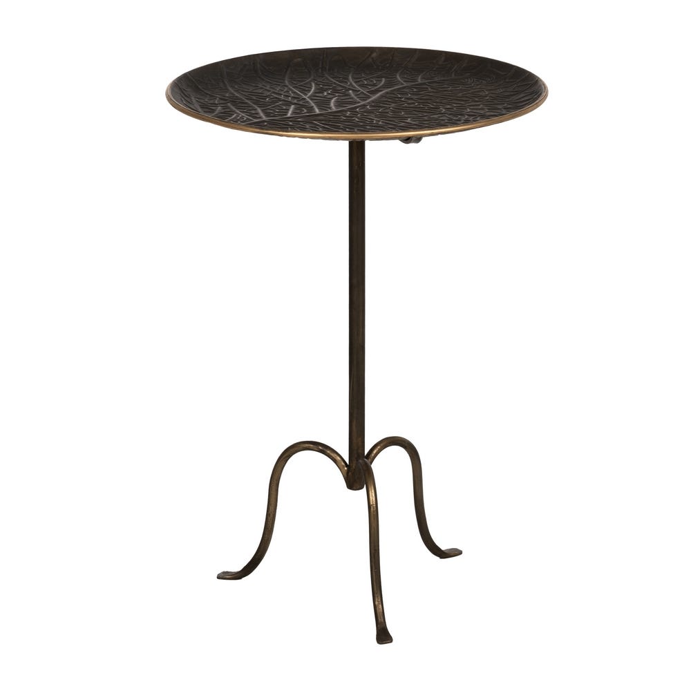 Mesinha Ouro - Velho Metal 50 X 50 X 71 Cm