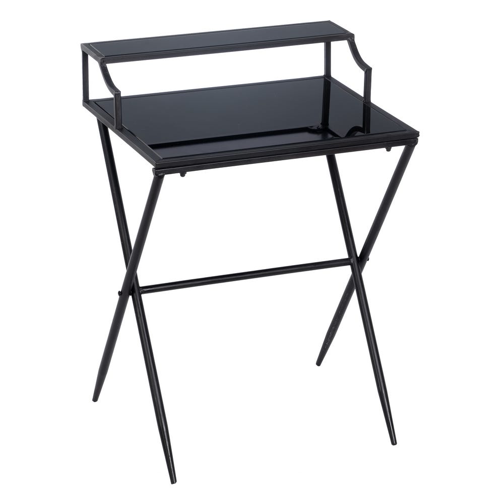 Mesinha Preto Metal-Cristal 45 X 35 X 65 Cm - Image 4