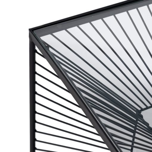 Mesinha Preto Metal-Cristal 45,50 X 45,50 X 45,50 Cm - Image 4