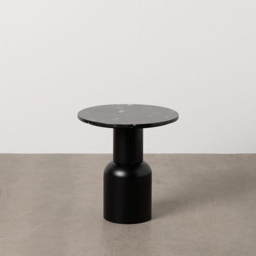 Mesinha Preto Metal-Mármore 45 X 45 X 46 Cm - Image 3