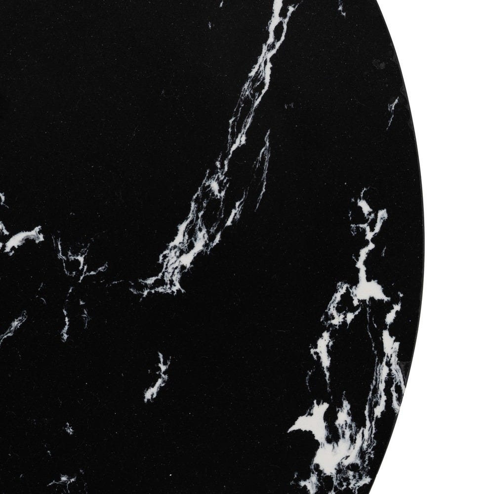 Mesinha Preto Metal-Mármore 45 X 45 X 46 Cm - Image 4