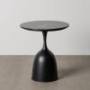 Mesinha Preto Metal-Mármore 50 X 50 X 57 Cm