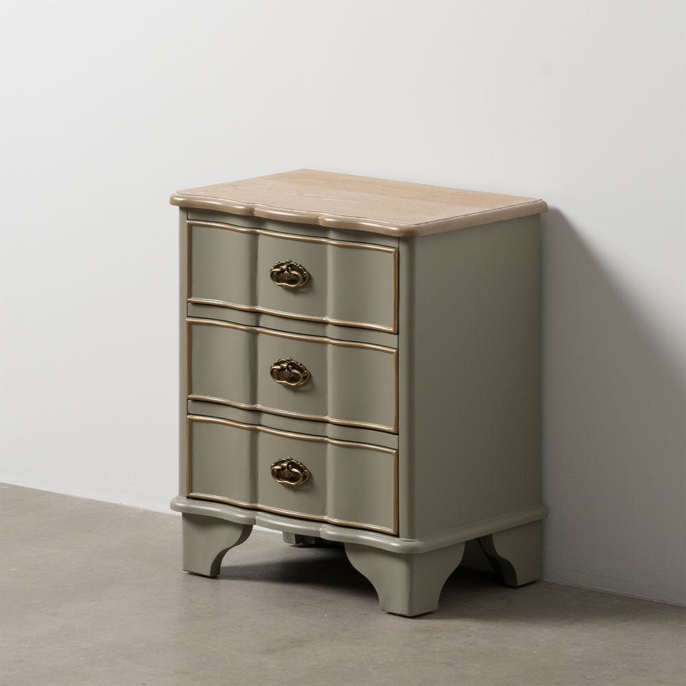 Mesinha Taupe Old Madeira 50 X 35 X 60 Cm - Image 2