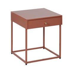 Mesinha Terracota Aço 43 X 41 X 50 Cm