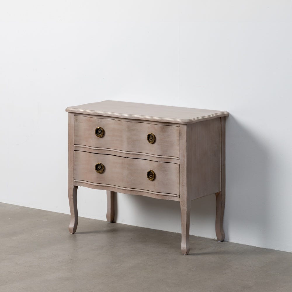 Mesita Castanho Claro Madera De Abeto 80 X 38 X 65,50 Cm - Image 5