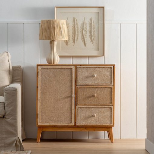 Movéis Para Hall Natural Mdf-Madeira 75,50 X 37 X 75,50 Cm - Image 4