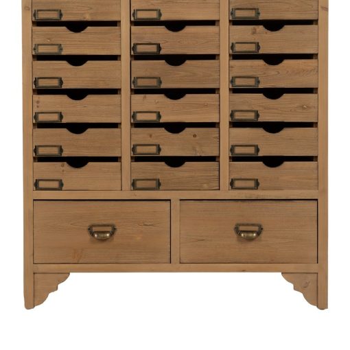 Móvel Gavetas Natural Mdf-Madeira 85,50 X 36,50 X 133 Cm - Image 3
