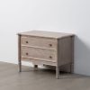 Mueble Auxiliar Castanho Claro Madera 80 X 45 X 60 Cm
