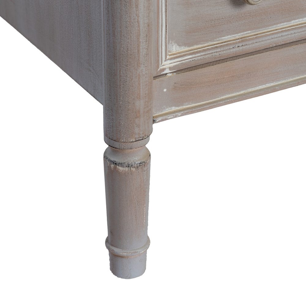 Mueble Auxiliar Castanho Claro Madera 80 X 45 X 60 Cm - Image 5