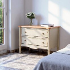 Alternative view of Mueble Auxiliar Natural-Crema Madera 80 X 45 X 60 Cm