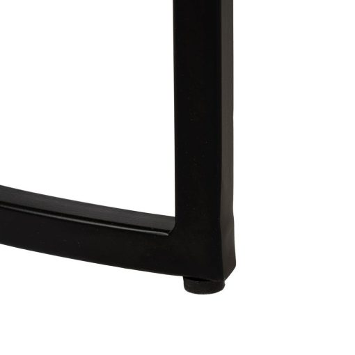 S/2 Mesa De Cafe Castanho-Negro 90 X 90 X 40 Cm - Image 3