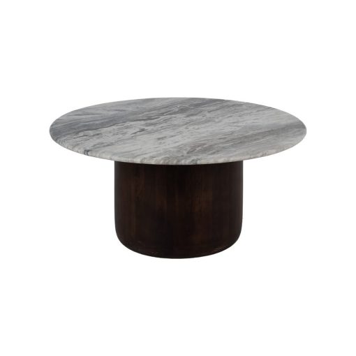 S/2 Mesa De Cafe Madeira-Mármore Room 100 X 100 X 43 Cm - Image 6