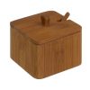 Açucareiro/Saleiro 400 Ml Bambu Nogueira 10 X 10 X 6