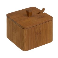 Açucareiro/Saleiro 400 Ml Bambu Nogueira 10 X 10 X 6