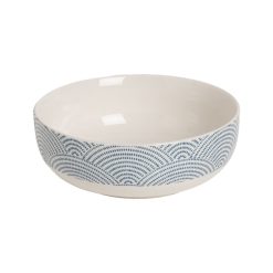 Bowl Oriental Branco-Azul Porcelana 15