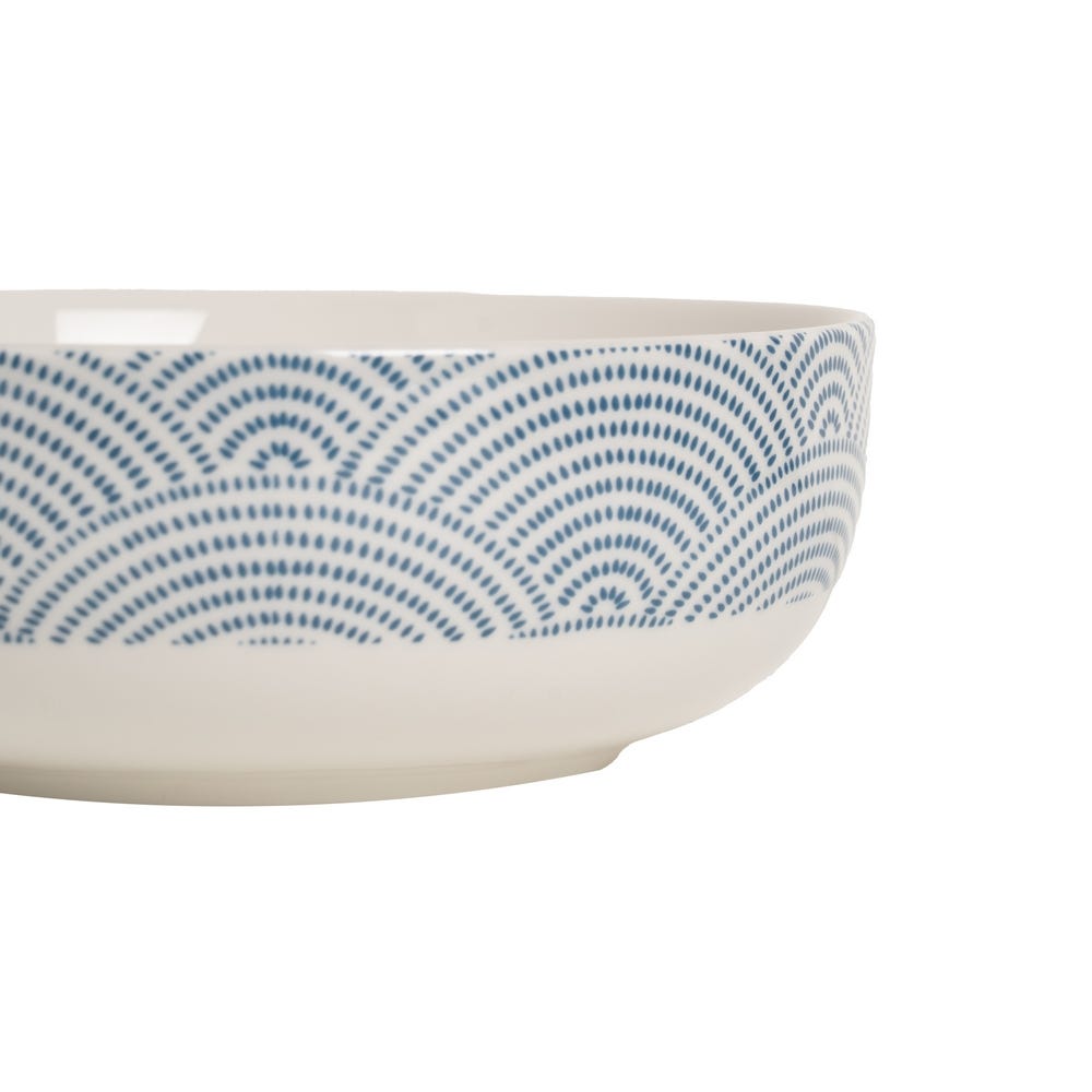 Bowl Oriental Branco-Azul Porcelana 15,50 X 15,50 X 5,50 Cm (6 unidades) - Image 3
