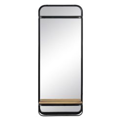 Alternative view of Cabide Espelho Marrom Madeira / Metal 40 X 14 X 100 Cm