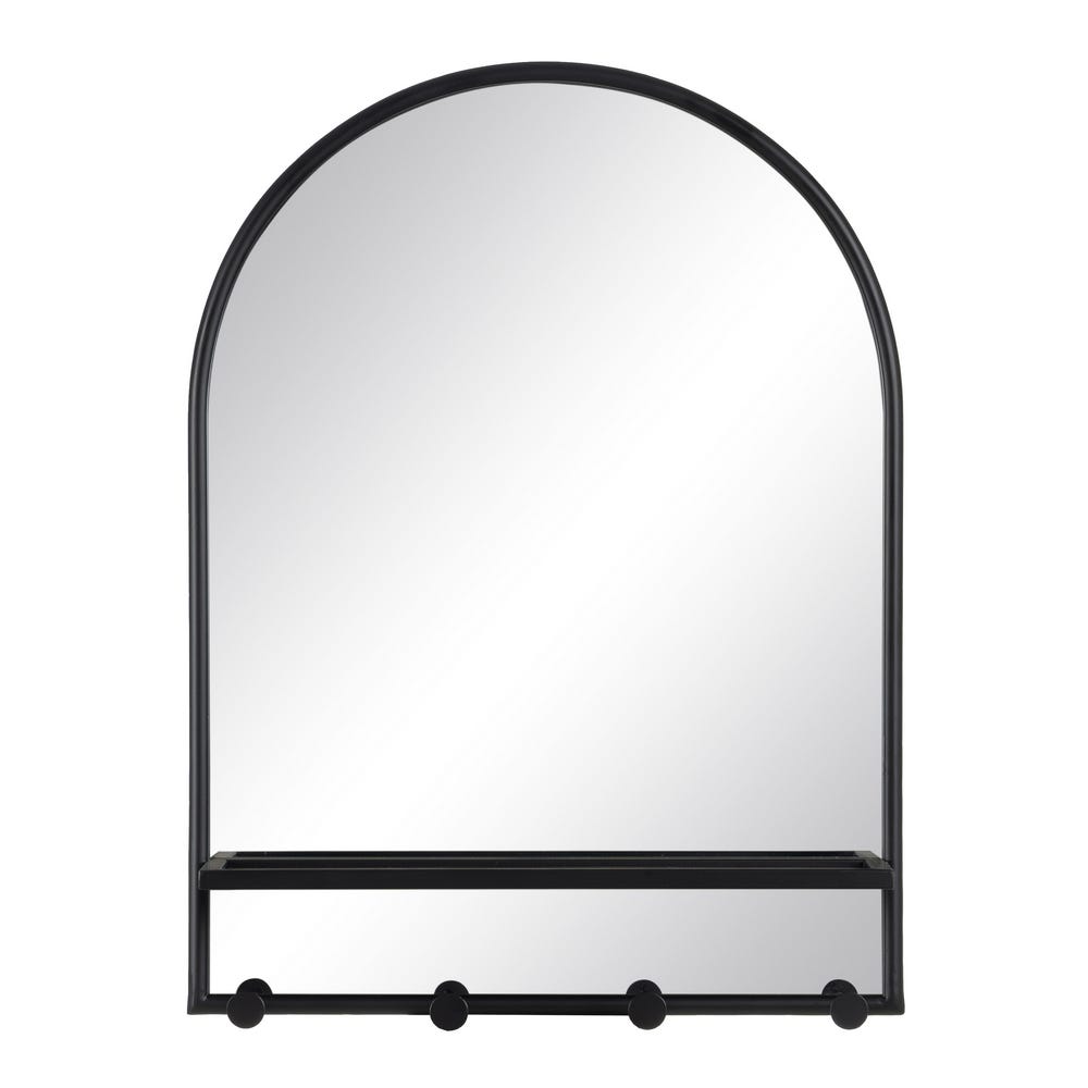 Cabide Espelho Preto Metal-Cristal 60 X 17 X 80,50 Cm - Image 2