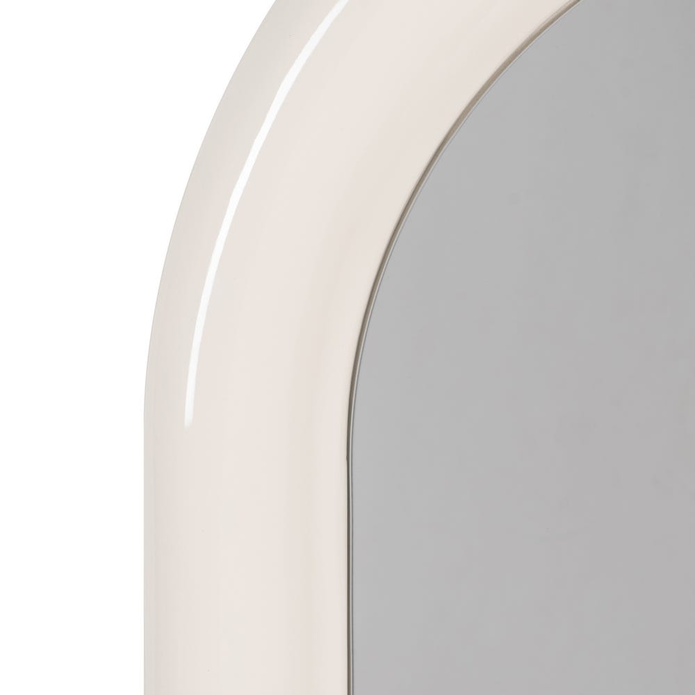 Cômoda Espelho Em Mdf Laqueado Creme - 60 X 5 X 160 Cm - Image 4