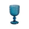 Copo Azul Cristal Decoração. 8 X 8 X 14