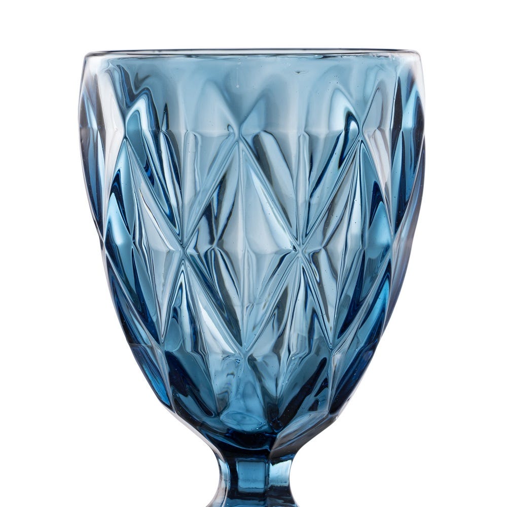 Copo Azul Cristal Decoração. 9 X 9 X 17 Cm (6 unidades) - Image 2