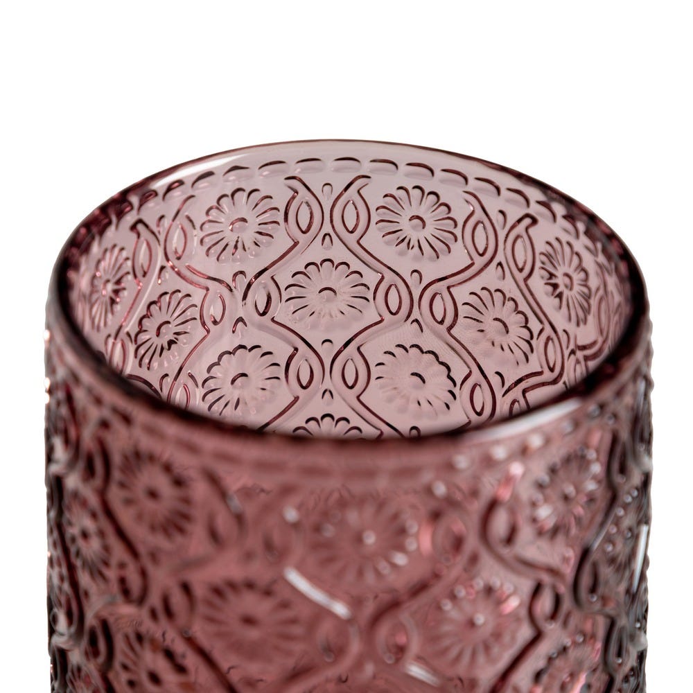 Copo Rosa Cristal Decoração. 8 X 8 X 12,70 Cm (6 unidades) - Image 3