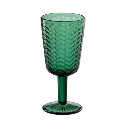 Copo Verde Cristal Decoração. 8 X 8 X 17 Cm (6 unidades)