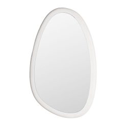 Espelho Branco Dm Madeira- Cristal 73 X 6 X 118 Cm