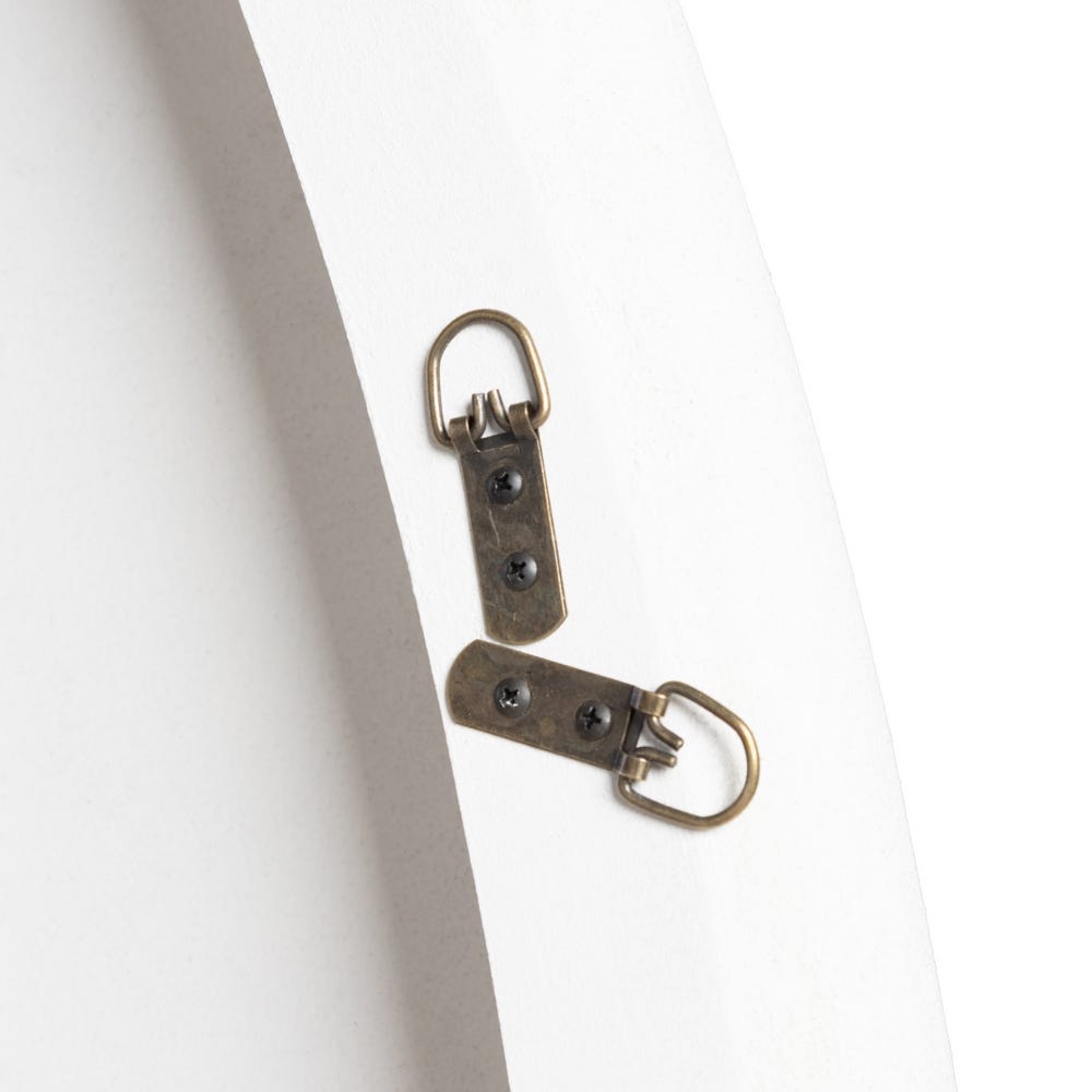 Espelho Branco Dm Madeira- Cristal 73 X 6 X 118 Cm - Image 4