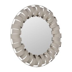 Alternative view of Espelho Branco Metal Decoração. 87 X 7,50 X 87 Cm