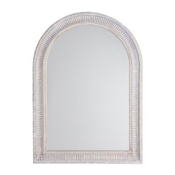 Espelho Cinza Madeira Paulonia 76 X 3,50 X 106 Cm