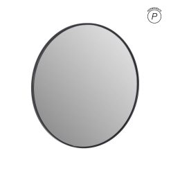 Espelho Cinza Metal-Cristal Decoração. 50 X 1,50 X 50 Cm