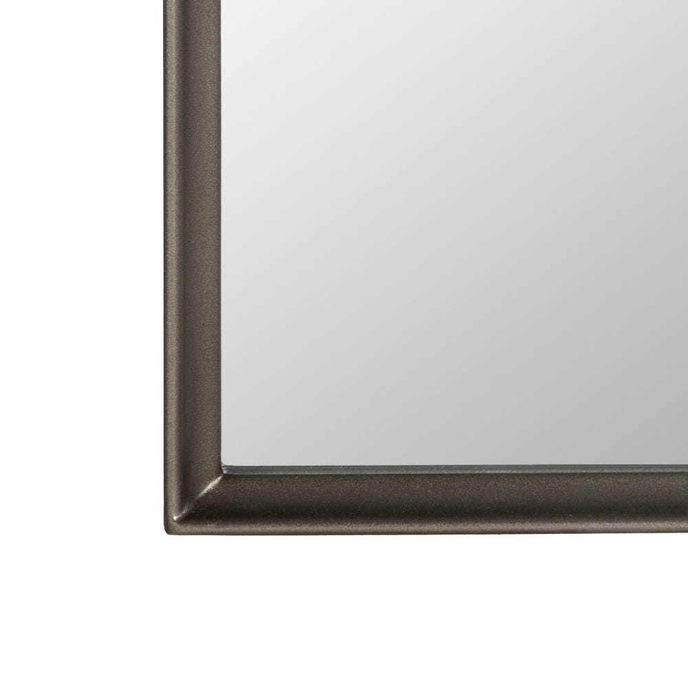 Espelho Decoração Em Aço E Cristal. 80 X 2,50 X 180 Cm - Image 3