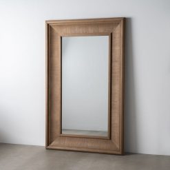 Alternative view of Espelho Em Mdf Natural (Madeira) 125 X 9 X 201 Cm