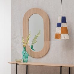 Alternative view of Espelho Madeira Natural Dm - Cristal 50 X 2,20 X 85 Cm