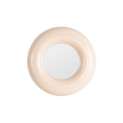 Espelho Metálico Bege 49 X 5 X 49 Cm