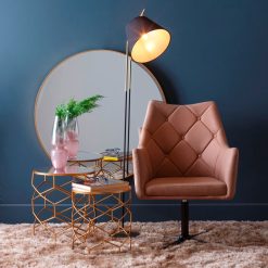 Alternative view of Espelho Ouro Alumínio-Cristal 100 X 4 X 100 Cm