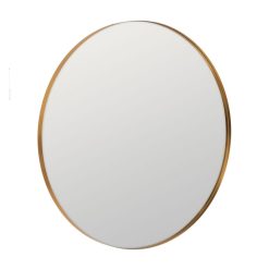 Espelho Ouro Alumínio Decoração. 100 X 4,20 X 100 Cm