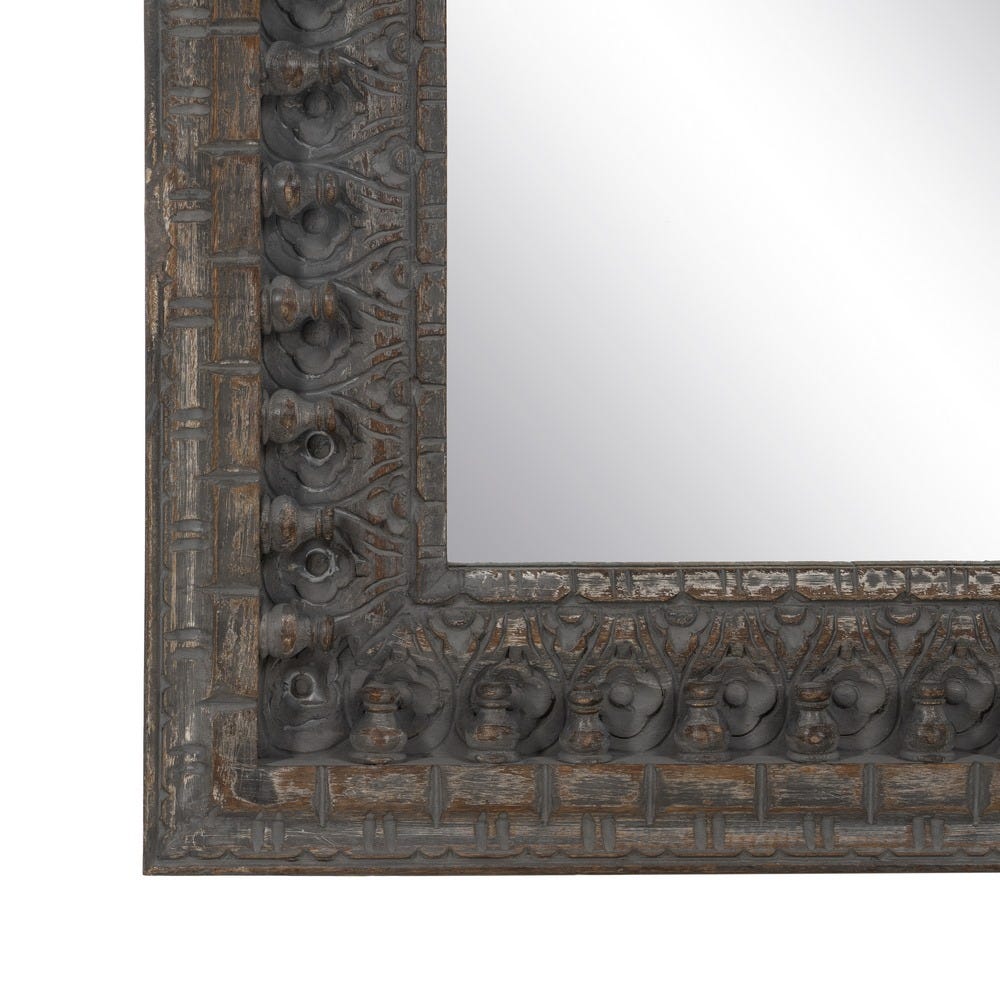 Espelho Parede Madeira Mango Decoração. 84 X 4,50 X 169 Cm - Image 3